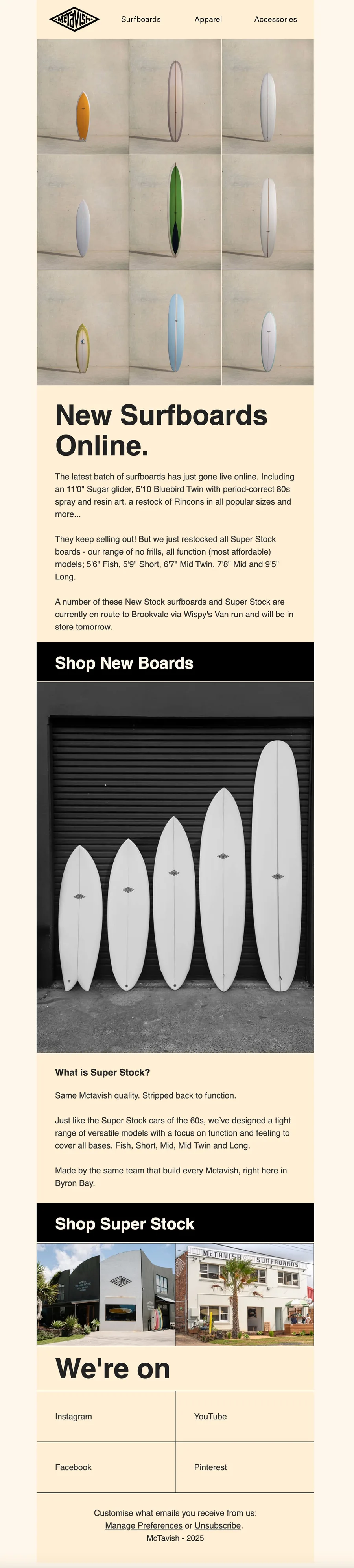 Mctavish email template